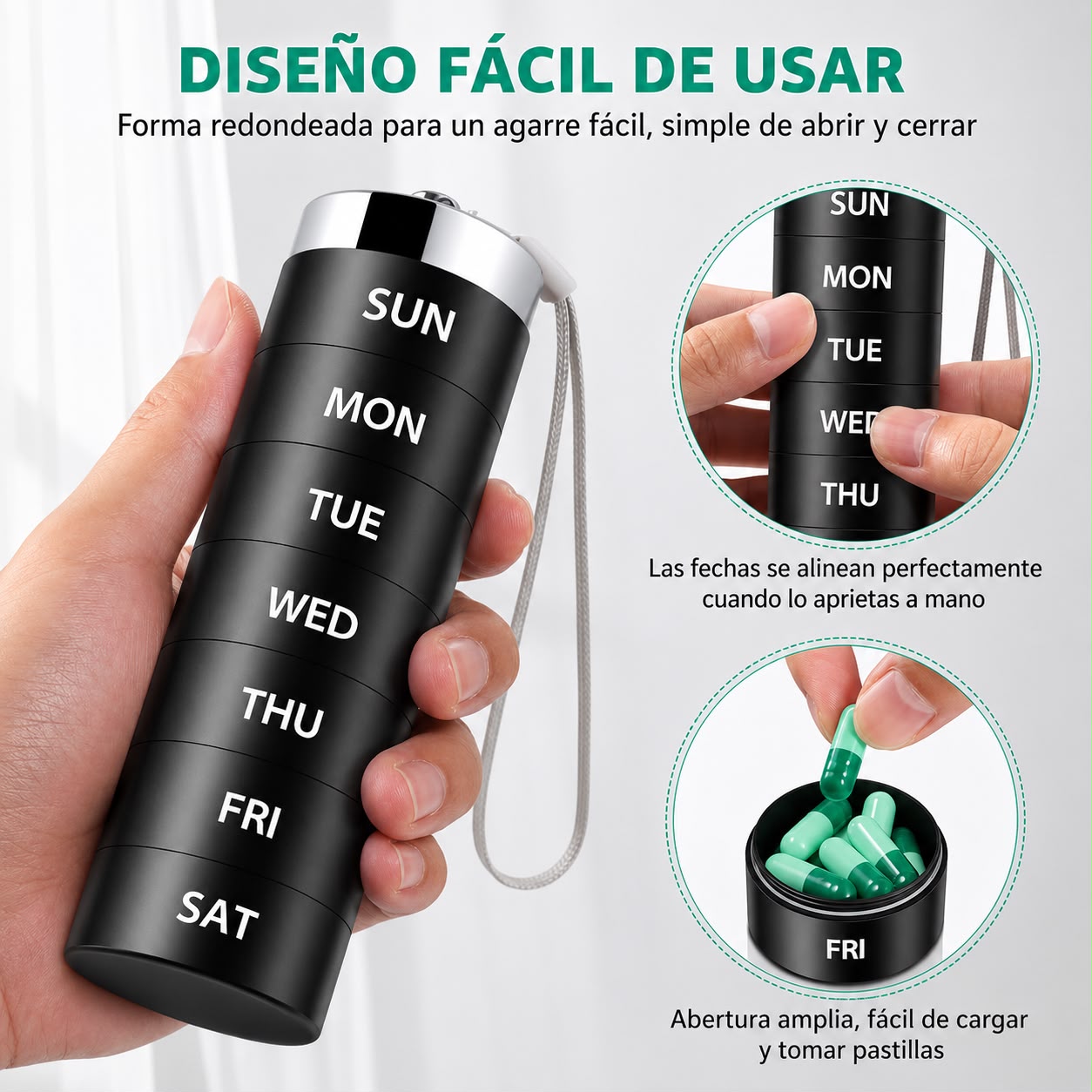 ORGANIZADOR DE PASTILLAS SEMANAL