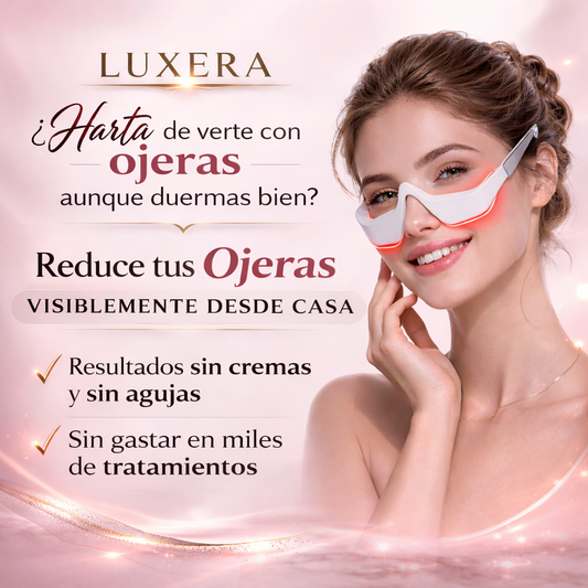 Lentes Terapia de luz roja 2 en 1 RevitalEyes + EMS para eliminar las bolsas de los ojos
